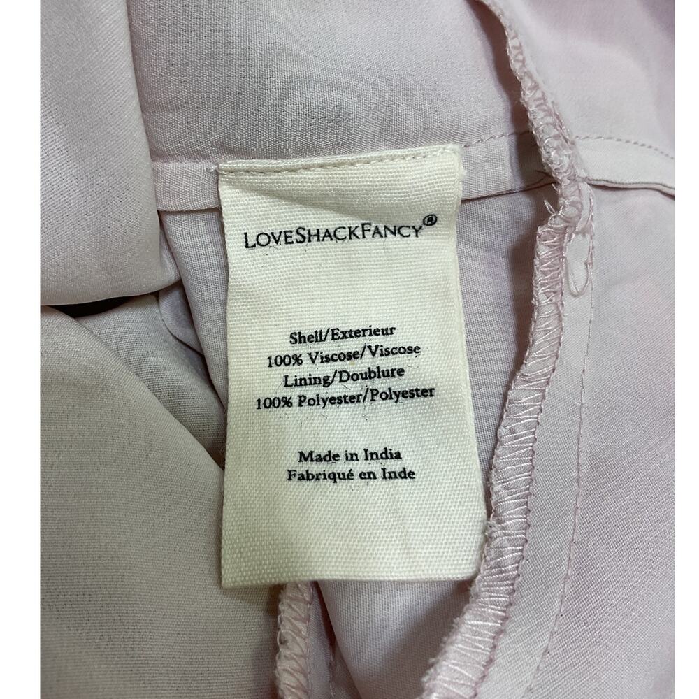 LoveShackFancy Marbled Pink Cookie Midi Dress Size 8 NWT - Picture 4 of 4